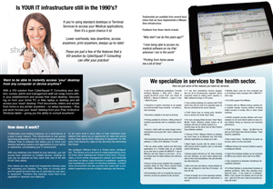 Brochure Design by jmsgraphicdesign for CyberSquad IT Consulting | Design: #841127