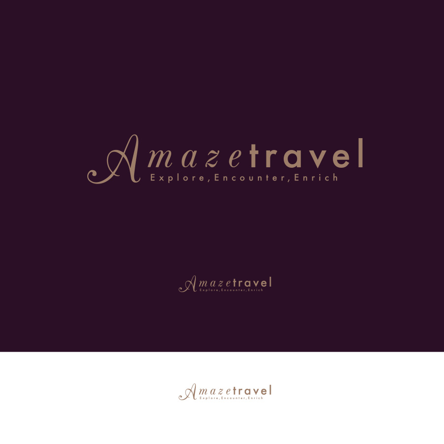 Logo Design by ken182 for Amaze Travel | Design #3387530