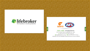 Business Card Design by Sbss for this project | Design: #836029