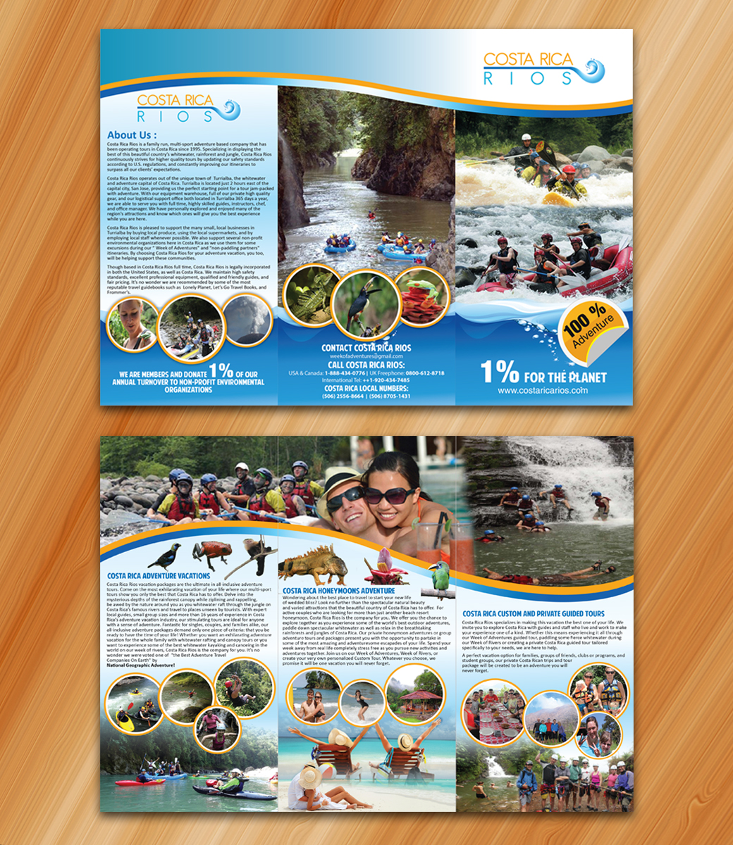 Flyer Design by Sarmishtha Chattopadhyay_loginchange for Costa Rica Rios | Design #3452858