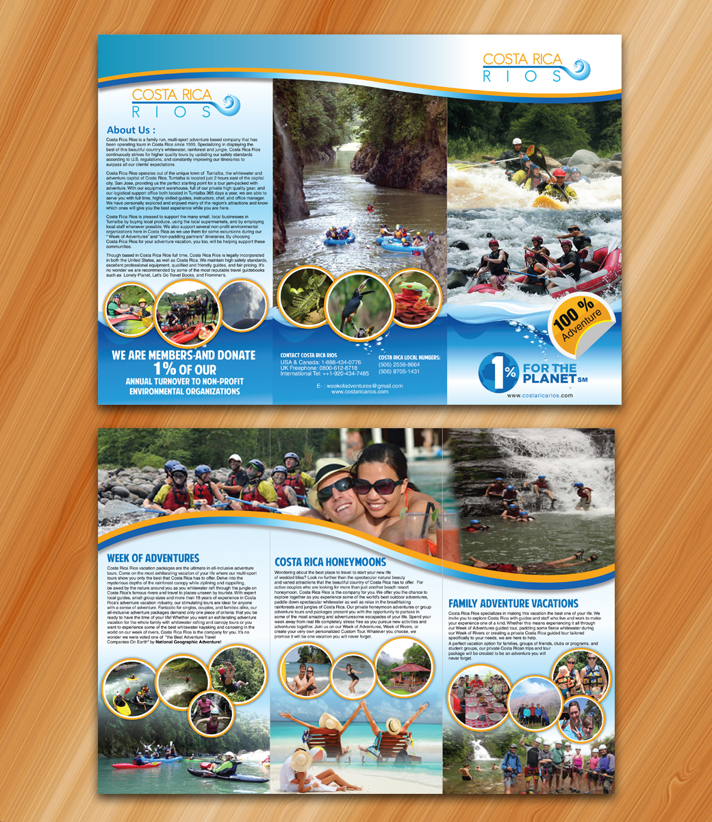 Flyer Design by Sarmishtha Chattopadhyay_loginchange for Costa Rica Rios | Design: #3453814