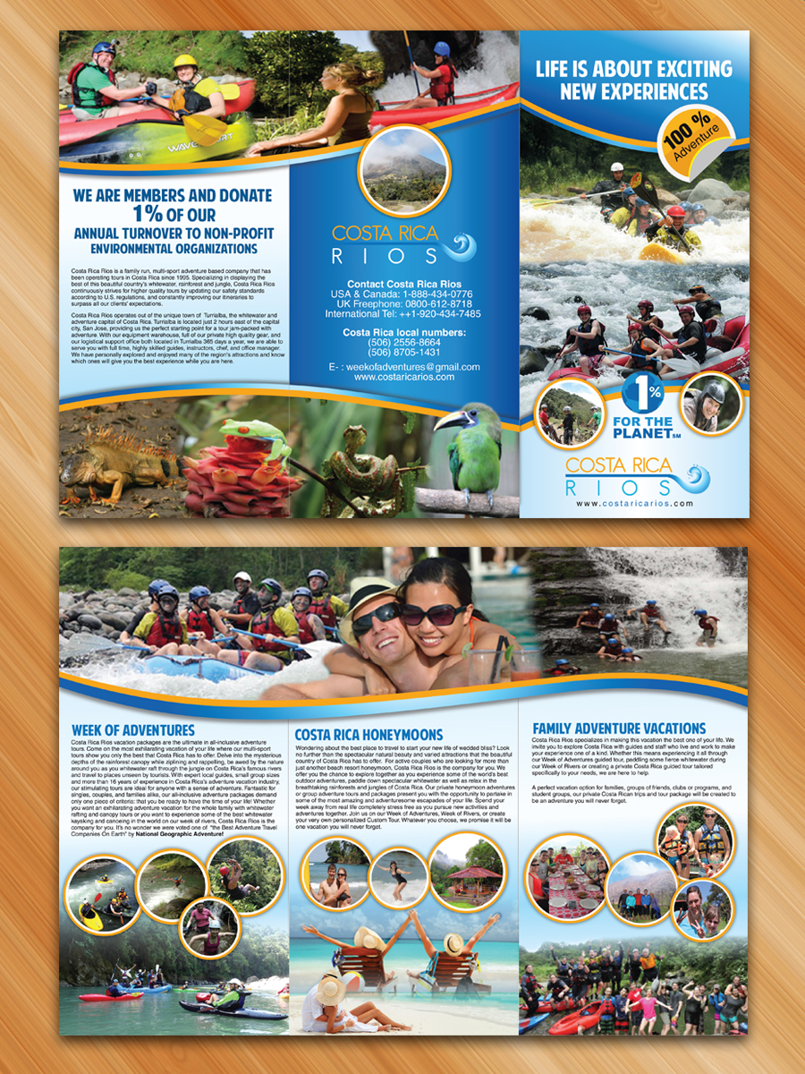 Flyer Design by Sarmishtha Chattopadhyay_loginchange for Costa Rica Rios | Design #3457281