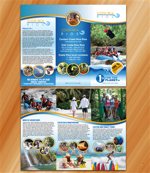 3 column flyer costa rica adventure vacations | Flyer Design by Sarmishtha Chattopadhyay_loginchange