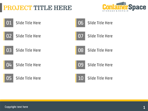 PowerPoint Design by Best Design Hub for Containerspace | Design: #3395933