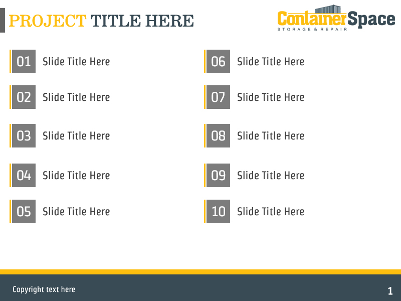 PowerPoint Design by Best Design Hub for Containerspace | Design #3395935
