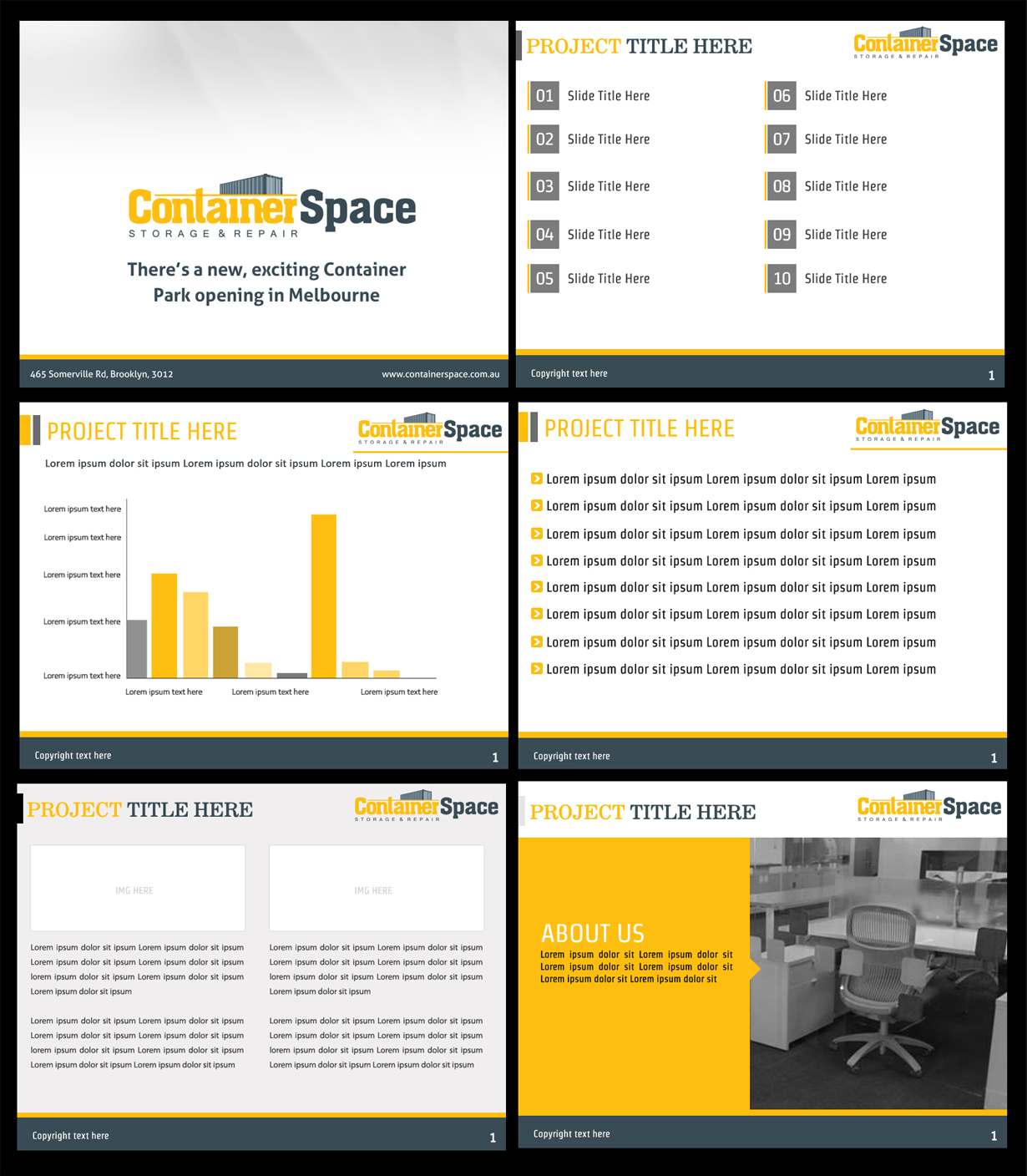 PowerPoint Design by Best Design Hub for Containerspace | Design #3395940