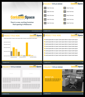 PowerPoint Design by Best Design Hub for Containerspace | Design: #3395940