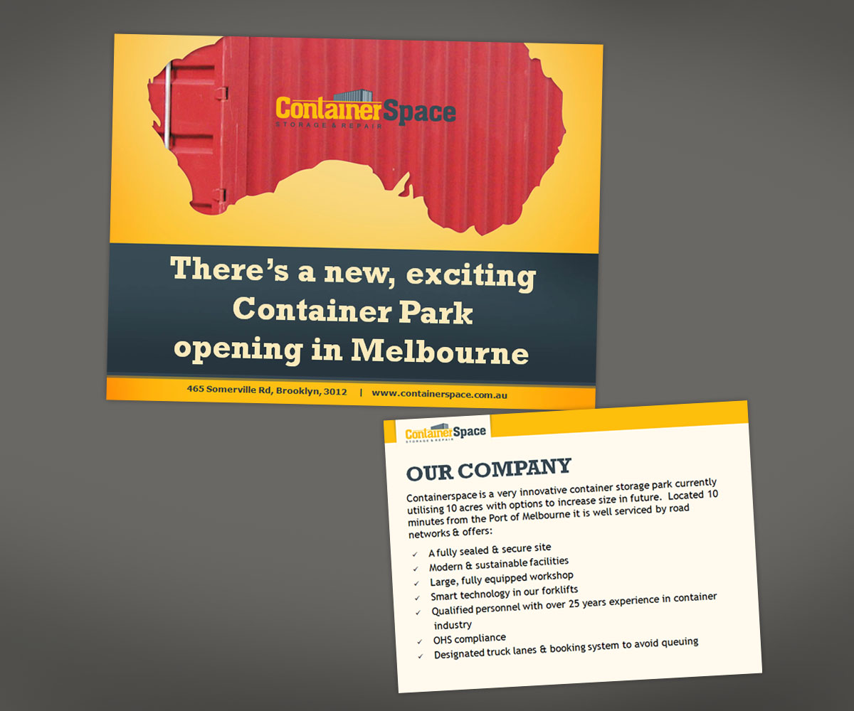 PowerPoint Design by The Third Eye for Containerspace | Design #3407717