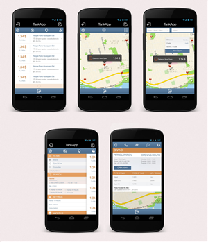 App Design for a petrol price app | Diseño de aplicación (App) por TechWise