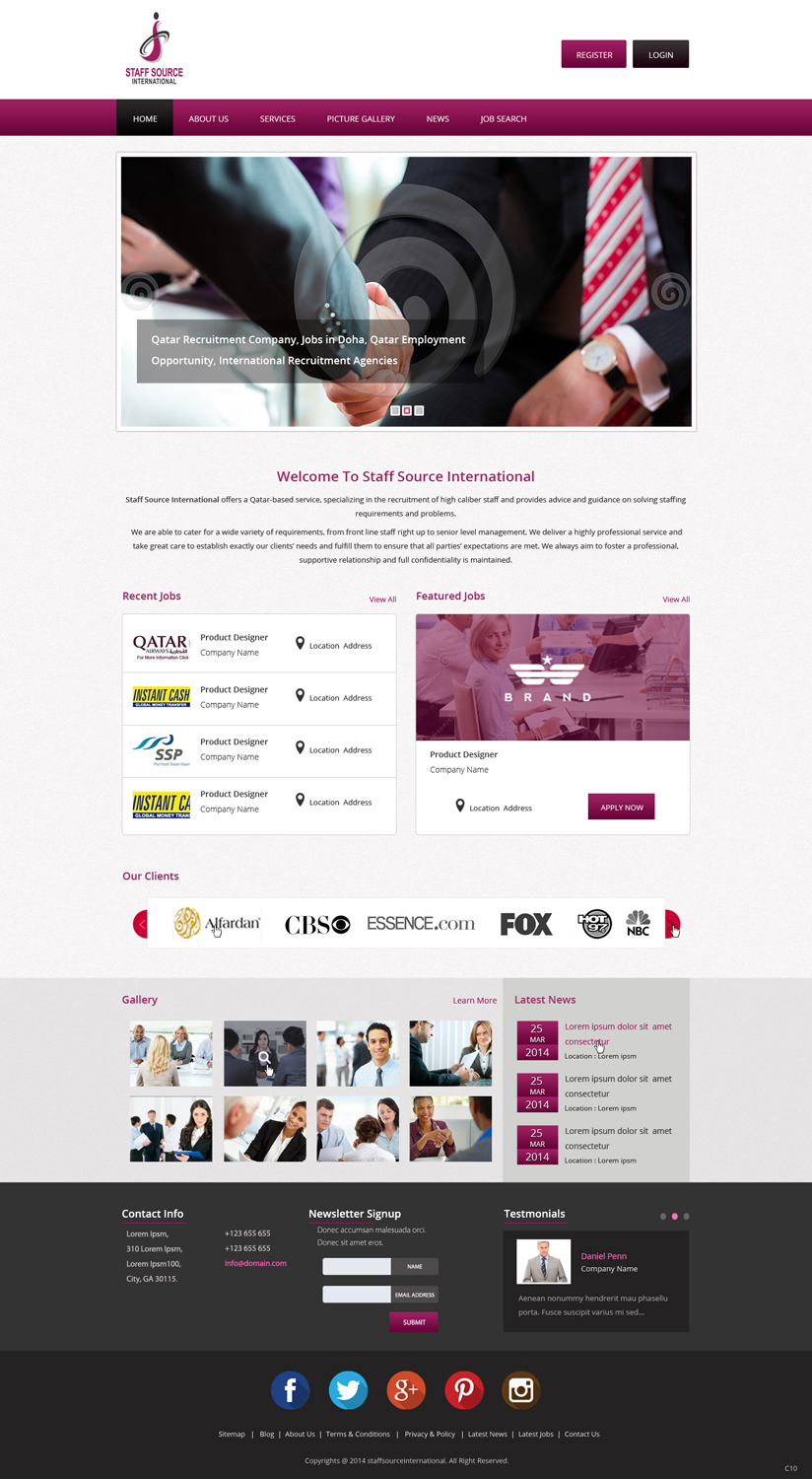 Web Design by pb for this project | Design #3406776