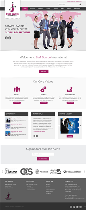 Web Design by pb for this project | Design: #3417639