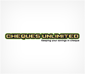 CHEQUES UNLIMITED “Keeping your savings in cheque” | Logo Design by Spektron Designs