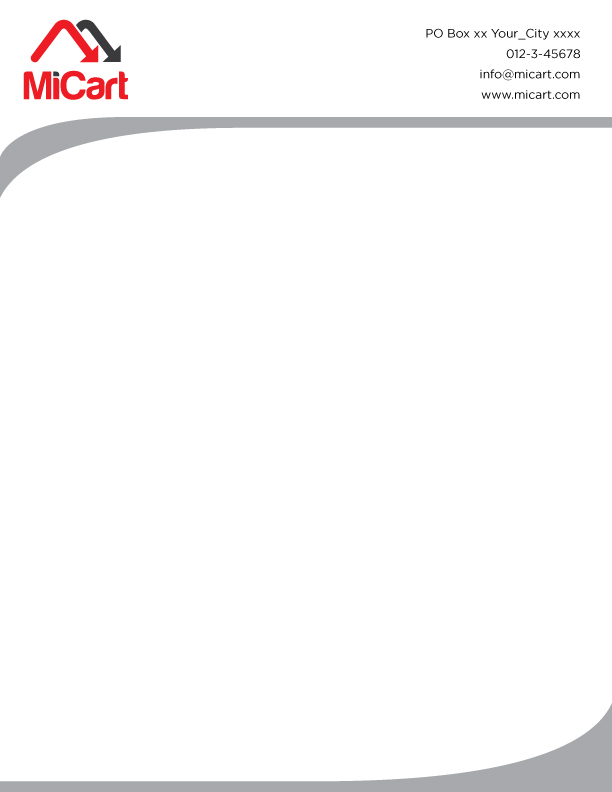 professional company letterhead