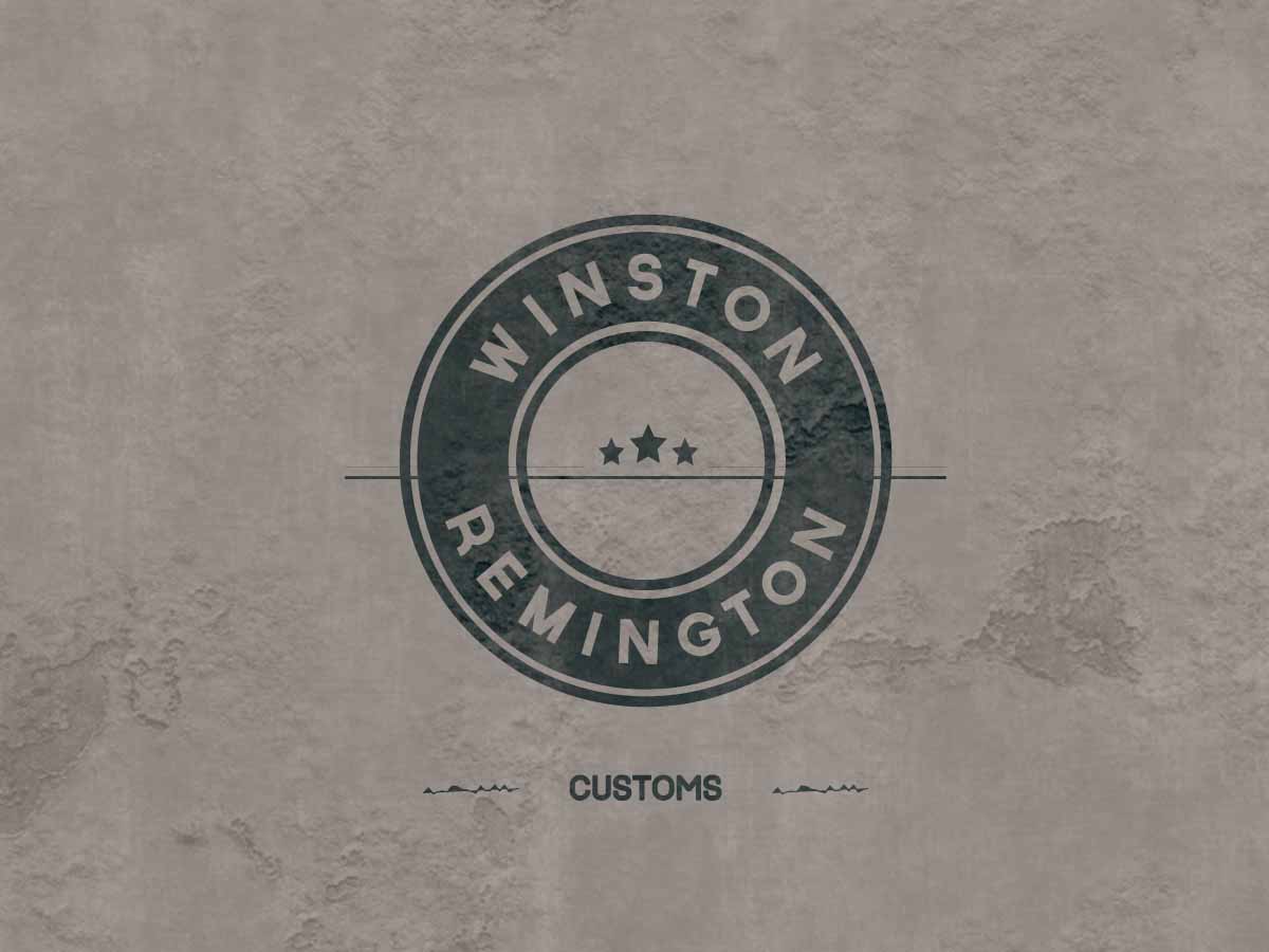 Logo Design by Daniel James for Winston Remington Customs | Design #3434109