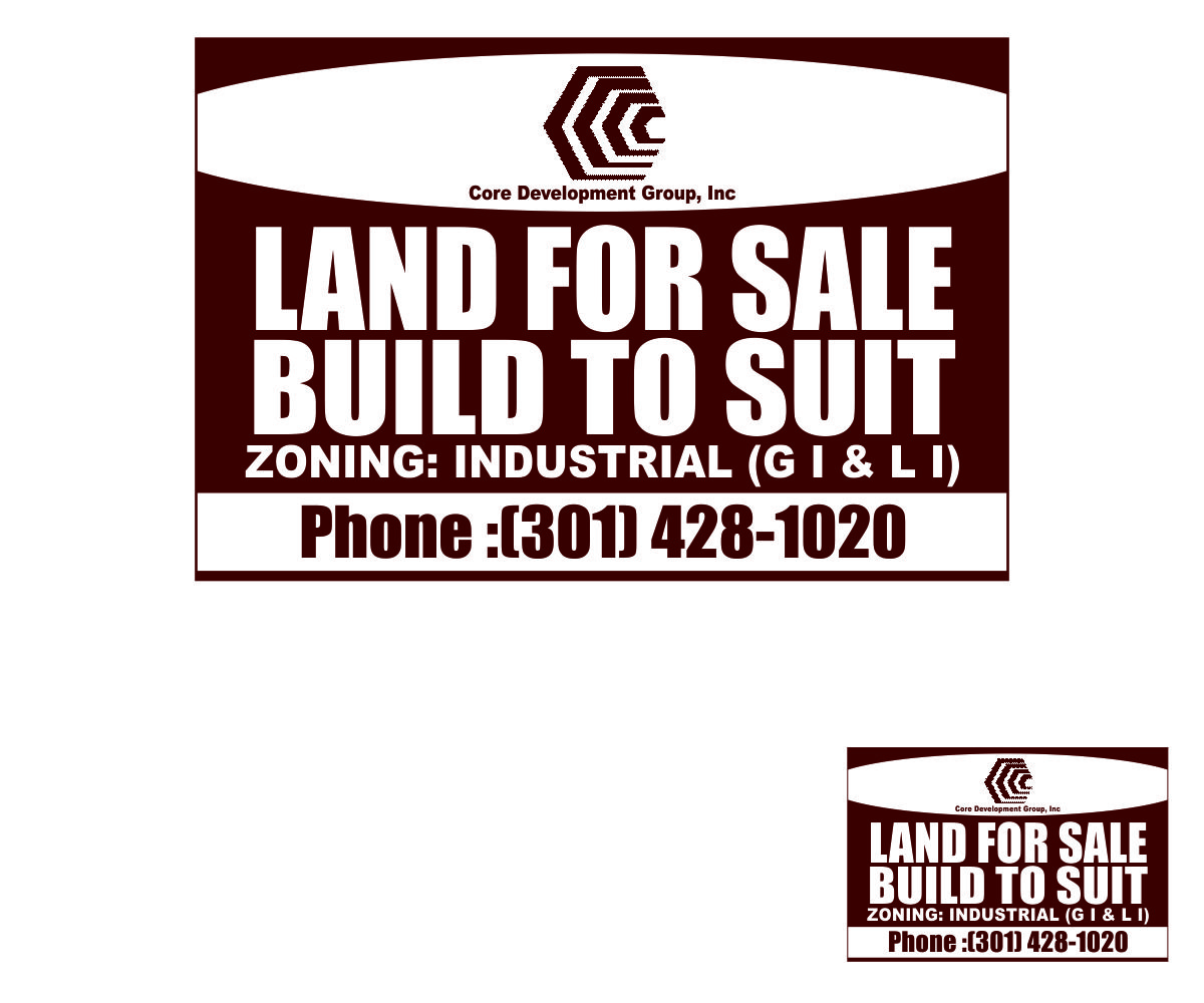 Signage Design by Irfan Renaldi for Core Development Group | Design #3493643