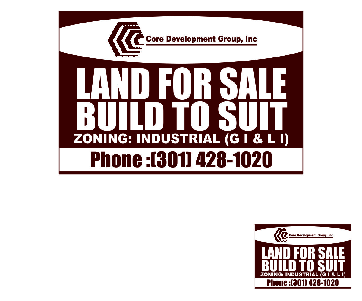 Signage Design by Irfan Renaldi for Core Development Group | Design #3493647