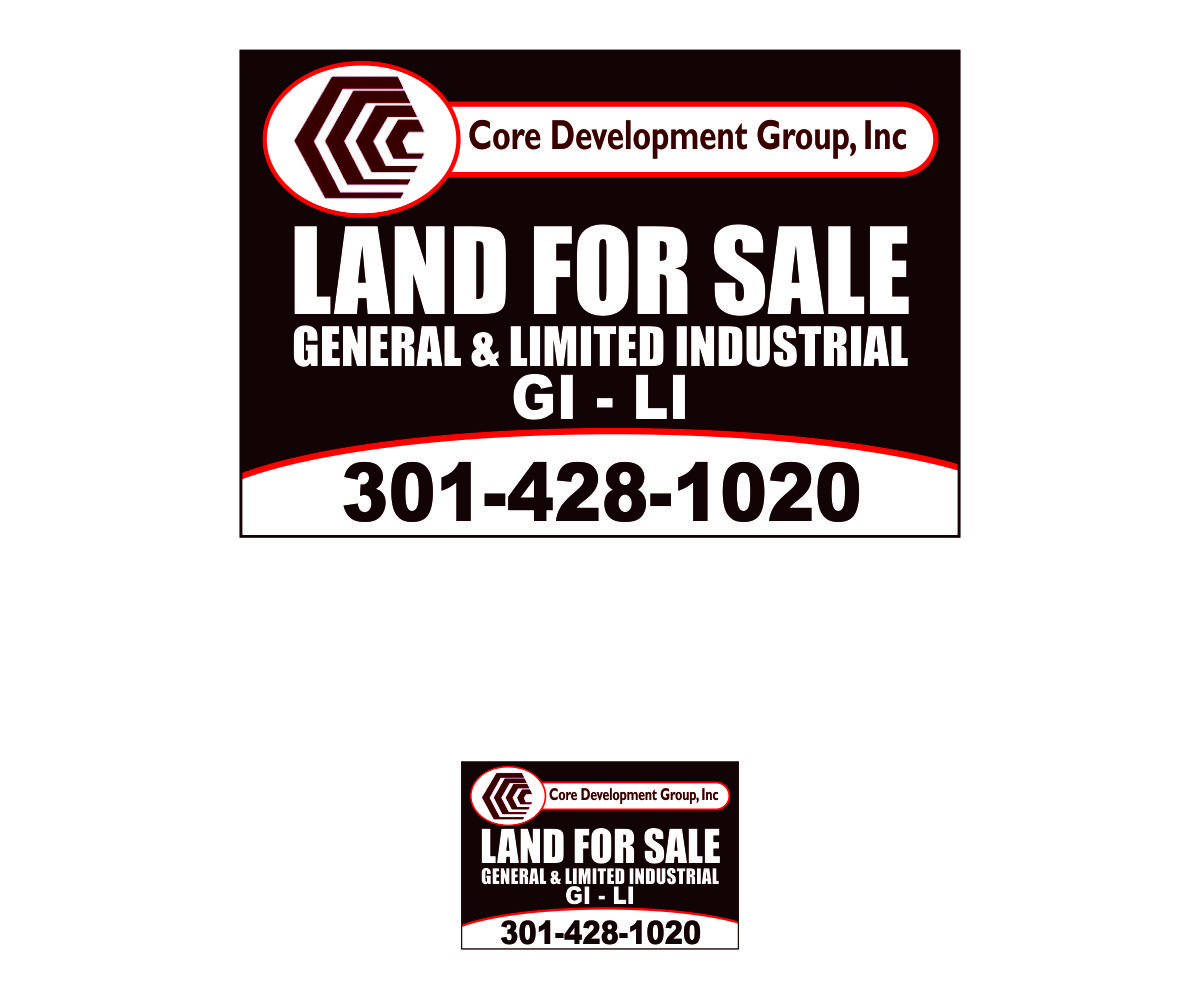 Signage Design by Irfan Renaldi for Core Development Group | Design #3508287