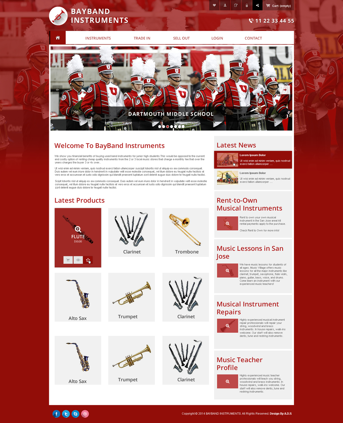 Web-Design von A.D.S für dieses Projekt | Design #3430404