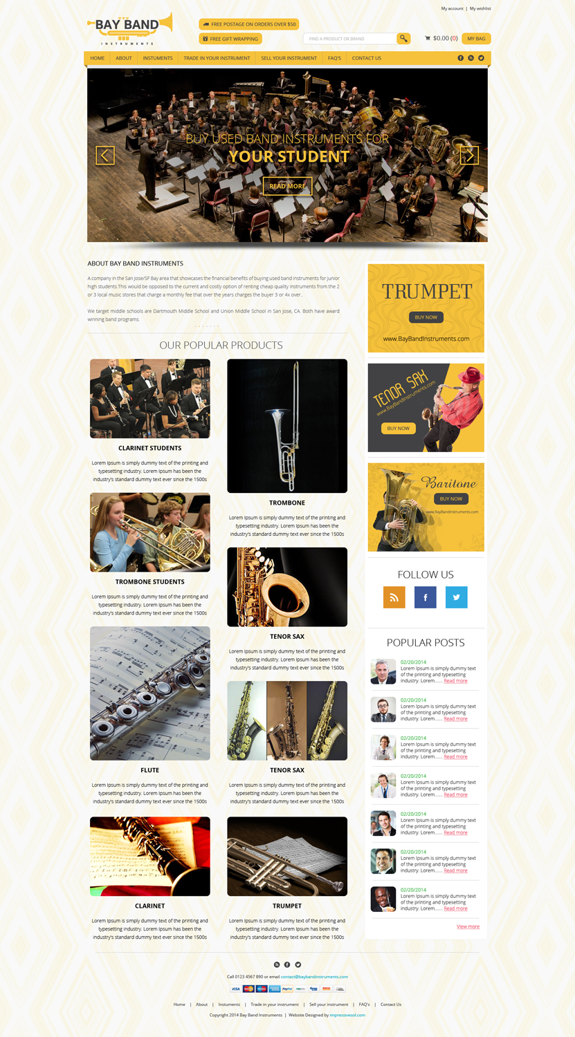 Web Design by Impressive Solutions for this project | Design #3435842