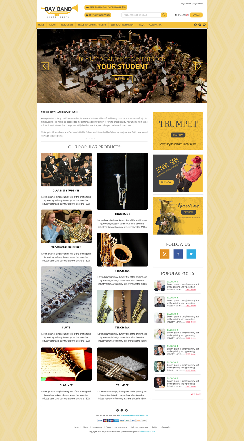 Web Design by Impressive Solutions for this project | Design #3435916