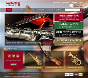 Web Design by Creative Usha for this project | Design #3443998