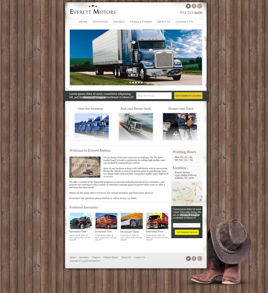 Web Design by sys32 for AutoRevo | Design #3456657