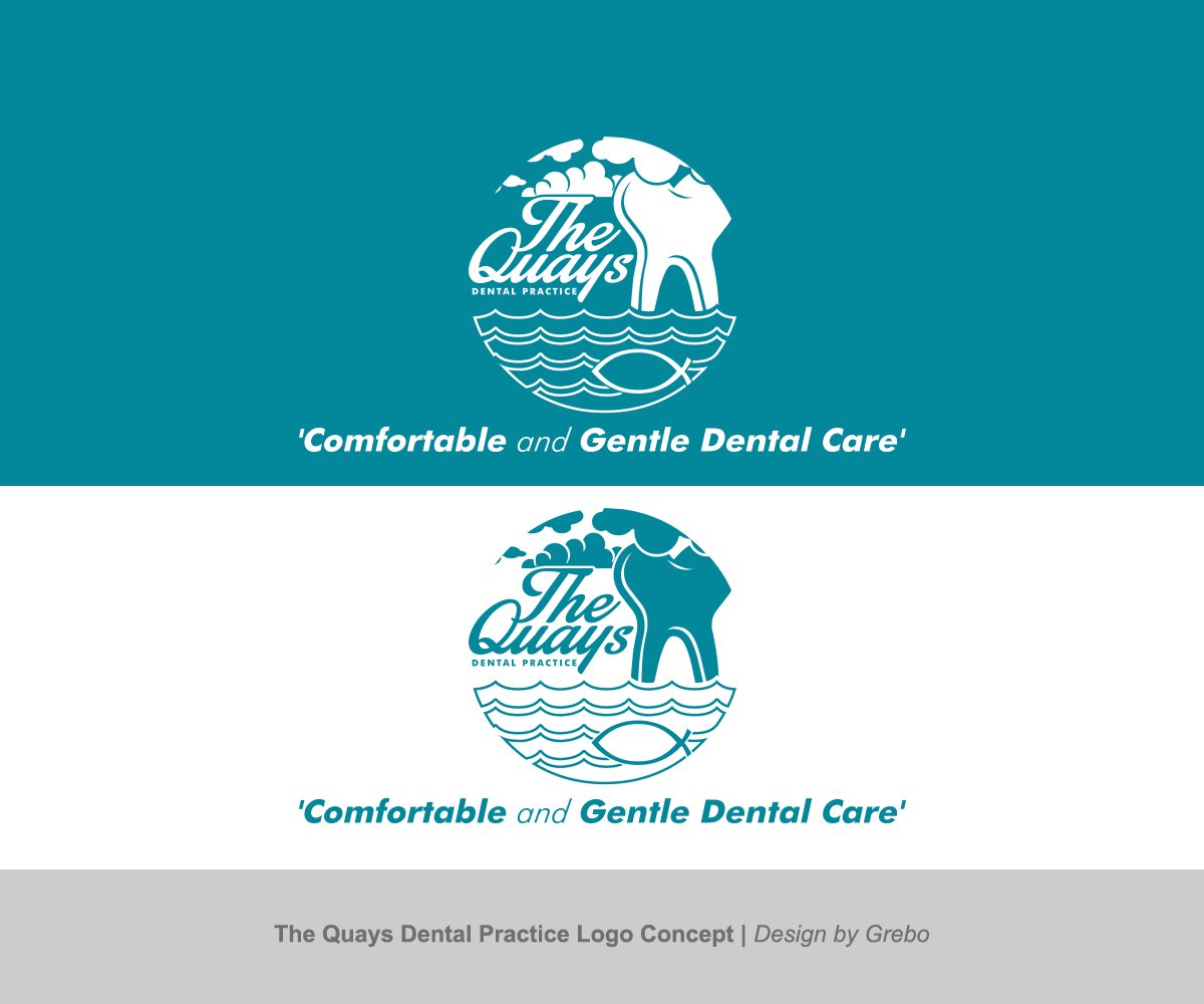 Logo Design by Grebo for The Quays Dental Practice | Design #3404639