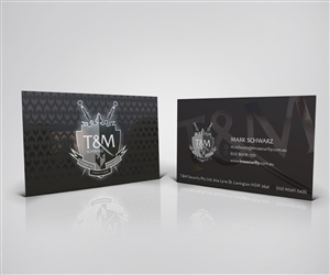 T&M Security Services PTY. LTD. | Business Card Design by Cheeky Creative