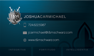 Business Card Design by Joshua Carmichael for this project | Design: #3414649