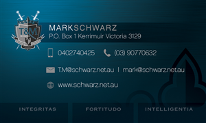 Visitenkarten-Design von Joshua Carmichael für dieses Projekt | Design #3518788