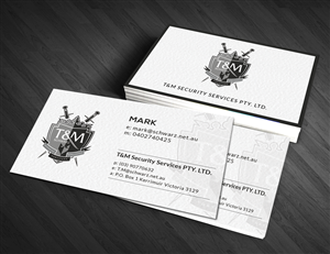 T&M Security Services PTY. LTD. | Business Card Design by  Artman