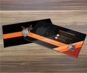 T&M Security Services PTY. LTD. | Business Card Design by Matrix5 Creative