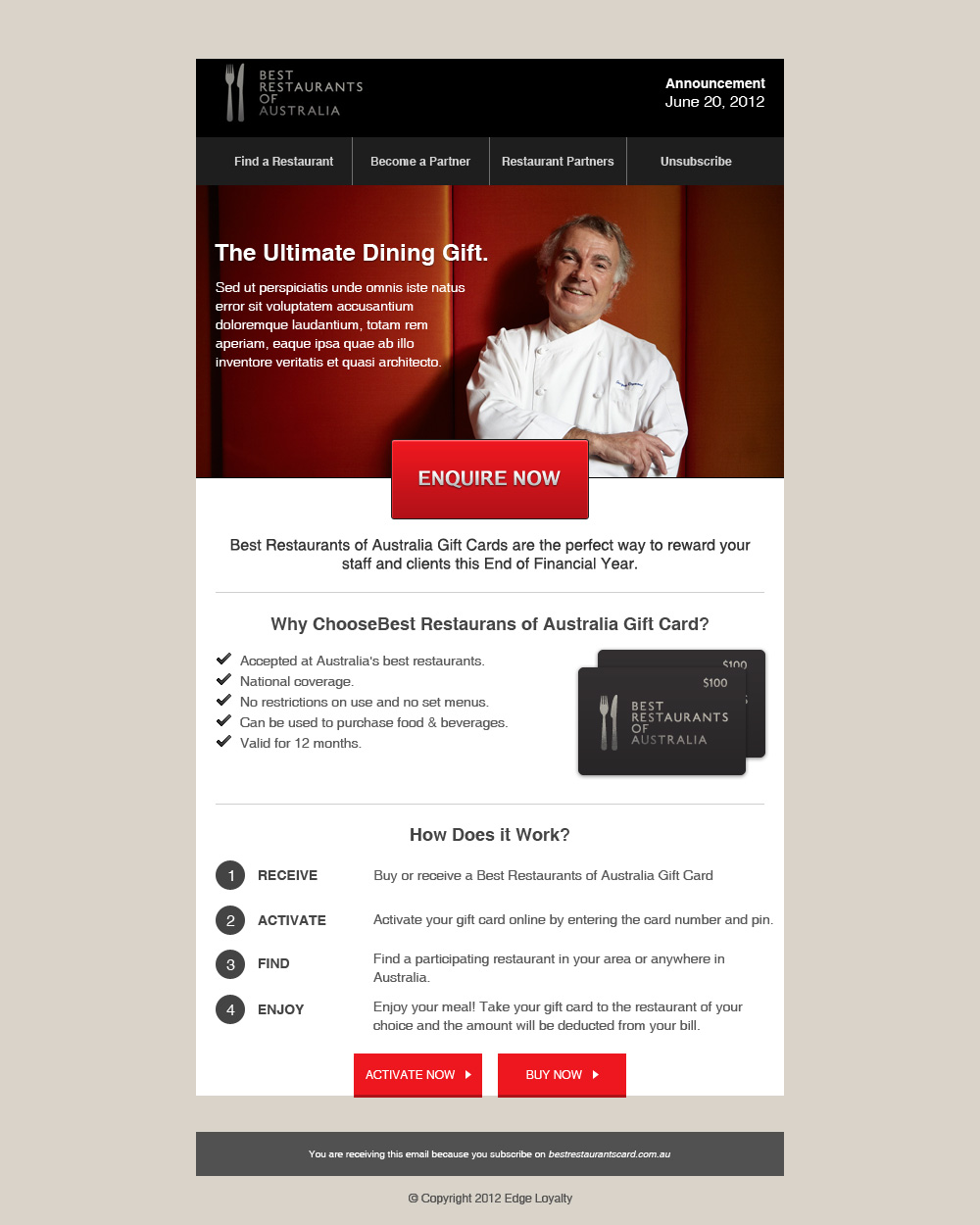 Newsletter-Design von Budi Tanrim für dieses Projekt | Design #837061