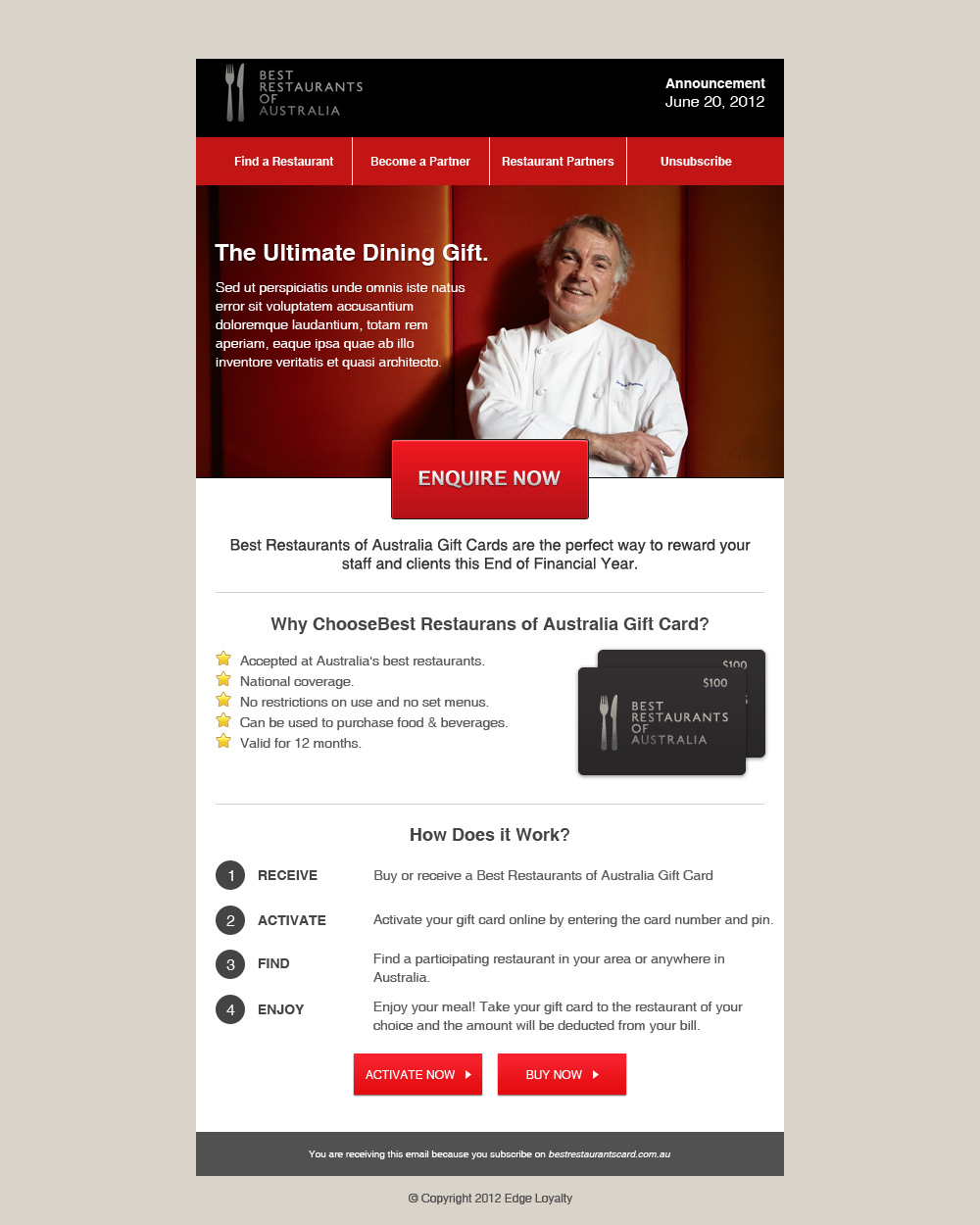 Newsletter Design by Budi Tanrim for this project | Design #837064