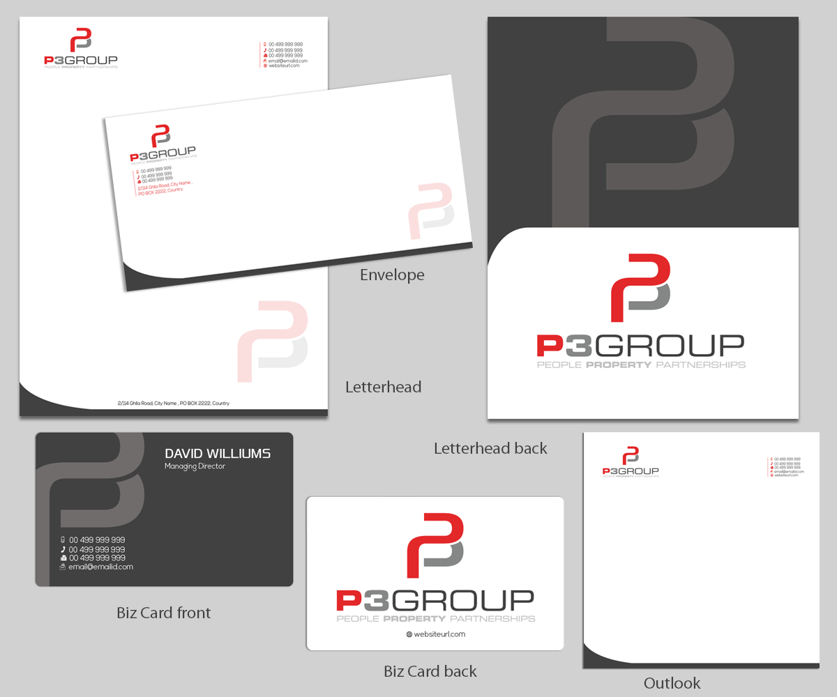 Schreibwaren-Design von kousik für P3 Group Ltd | Design #3407767