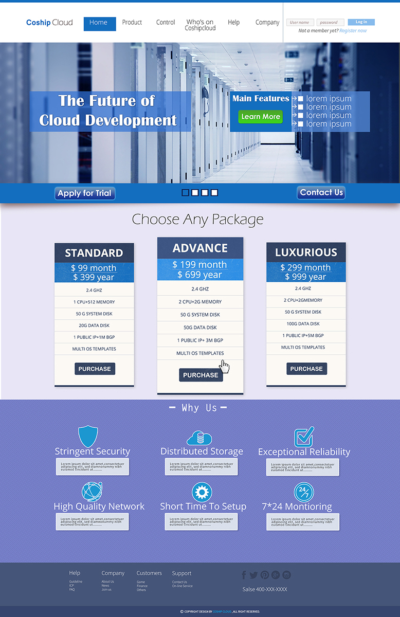 Web Design par zoheb pour 92CLOUD TECHNOLOGY CO., LIMITED | Design #3563094
