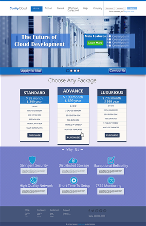 Web Design par zoheb pour 92CLOUD TECHNOLOGY CO., LIMITED | Design : #3563094