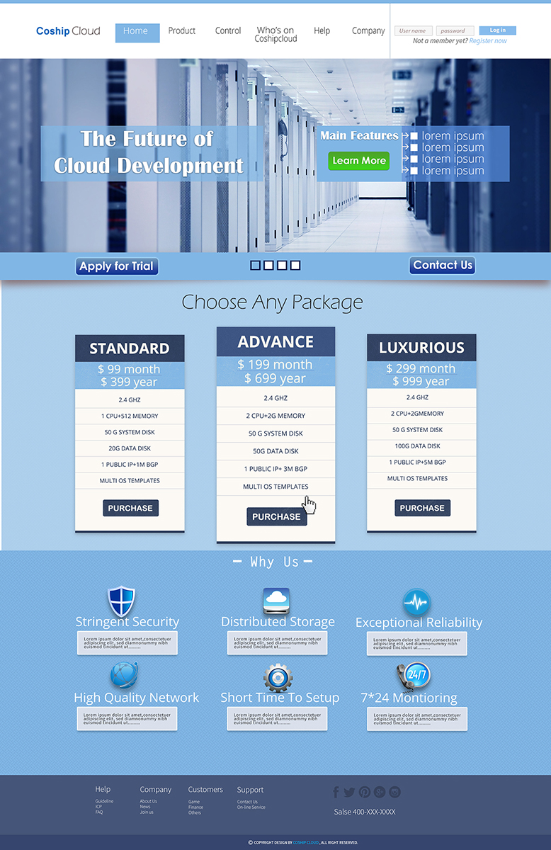 Web Design par zoheb pour 92CLOUD TECHNOLOGY CO., LIMITED | Design #3563106