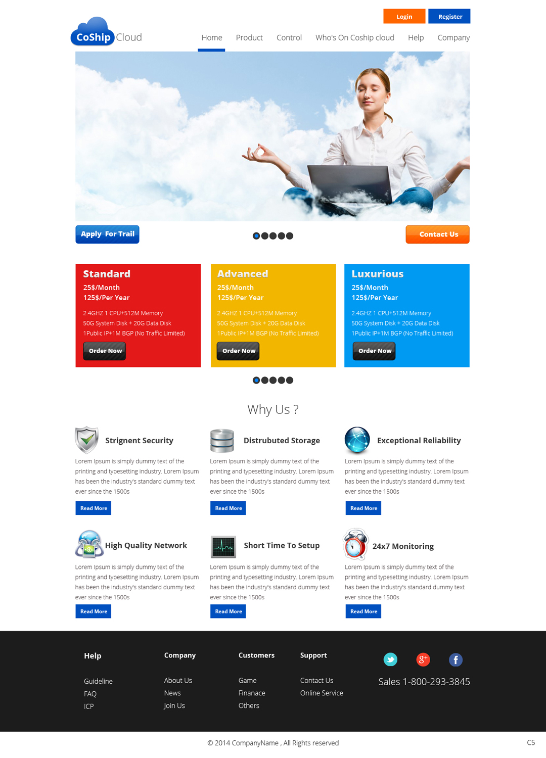 Web Design par pb pour 92CLOUD TECHNOLOGY CO., LIMITED | Design #3501554