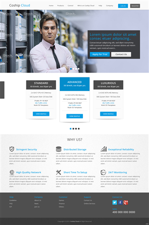 Web Design par pb pour 92CLOUD TECHNOLOGY CO., LIMITED | Design : #3501556
