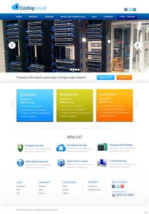 Web Design par pb pour 92CLOUD TECHNOLOGY CO., LIMITED | Design : #3501577