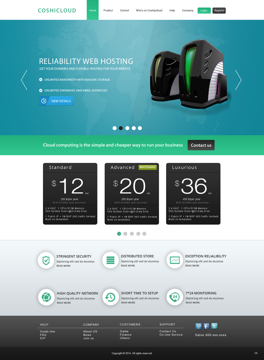 Web Design par pb pour 92CLOUD TECHNOLOGY CO., LIMITED | Design #3501580