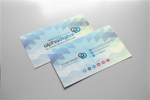 Business Card Design by Cyanide Design for Alpha Digital | Design: #3404692