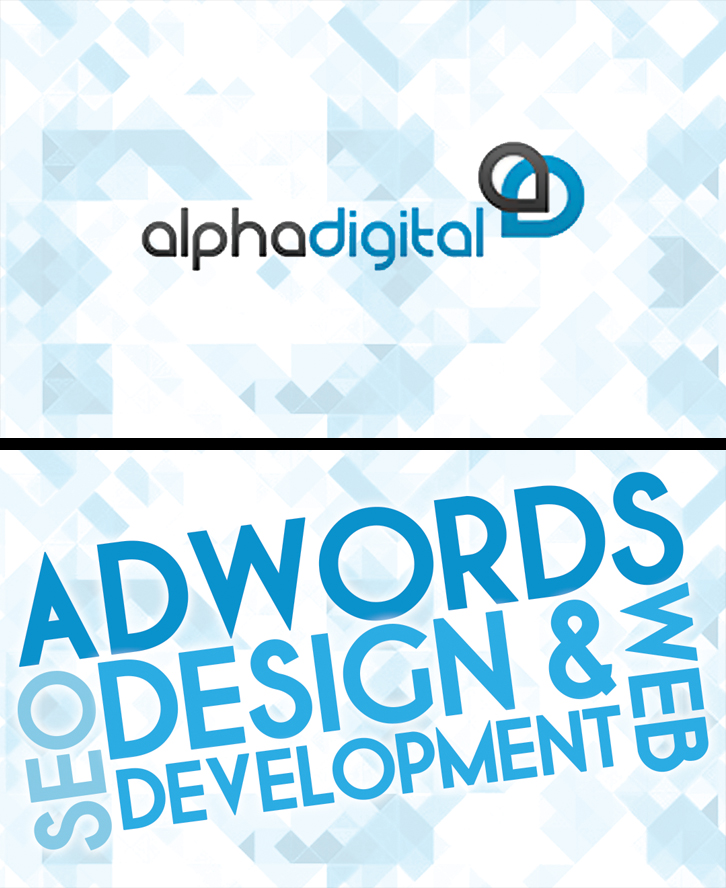Business Card Design by Juuri for Alpha Digital | Design #3419513