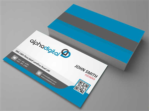 Design de Carte de Visite par AwsomeD pour Alpha Digital | Design #3402046