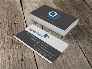 Business Card Design by HYPdesign for Alpha Digital | Design: #3426862
