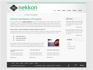 Logo Design by Peter Huisman for nekkon | Design: #83629