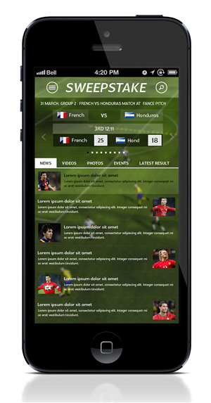 App-Design von Creative Usha