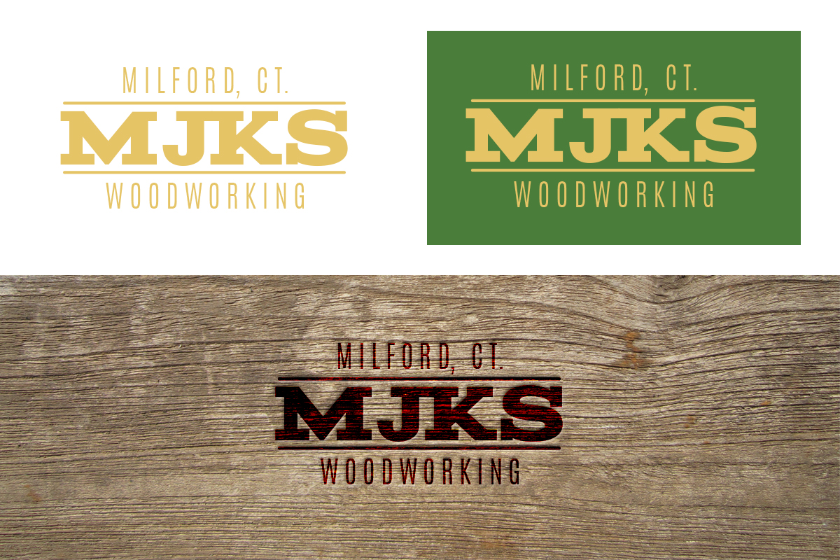 Logo Design by Kevin Waltermire for MJKS Woodworking LLC | Design #3428492