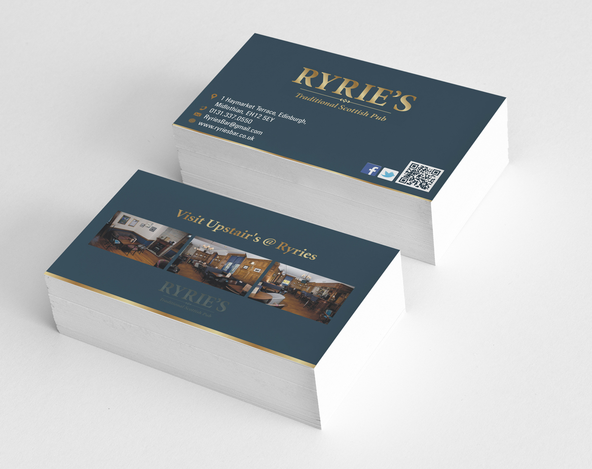Business Card Design by INDIAN_Ashok for Ryrie's | Design #3399300